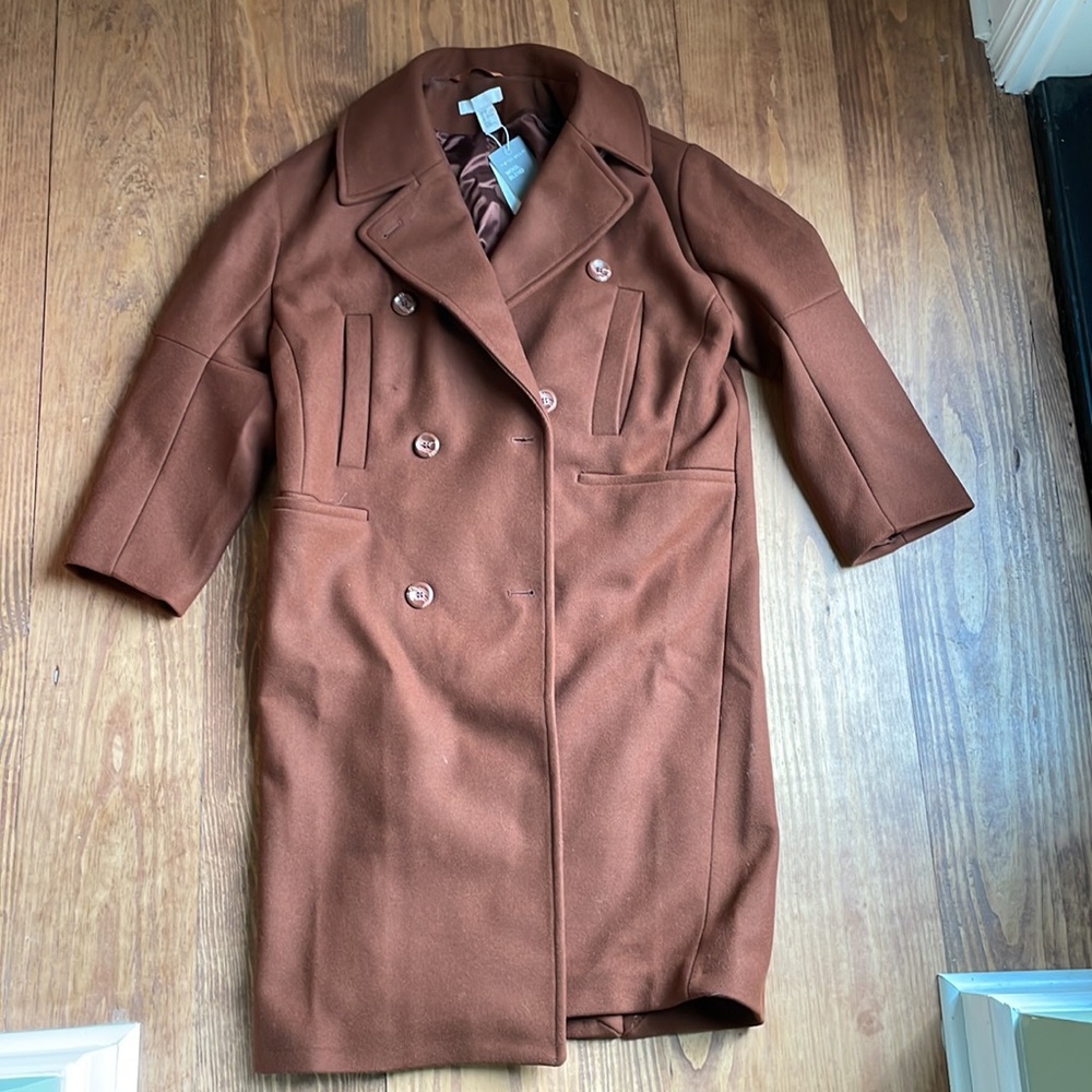 H&M PREMIUM NWT Wool Blend Coat